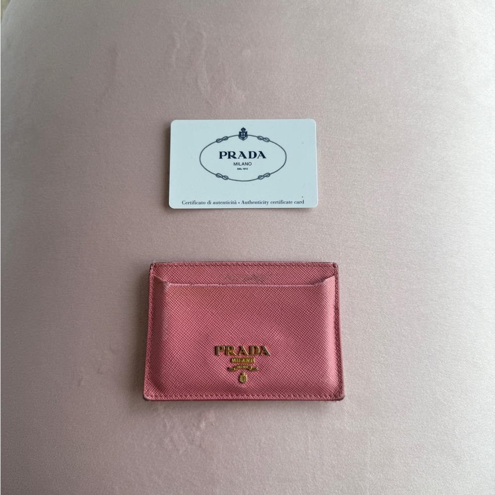 Prada Pink Key & Card Holder